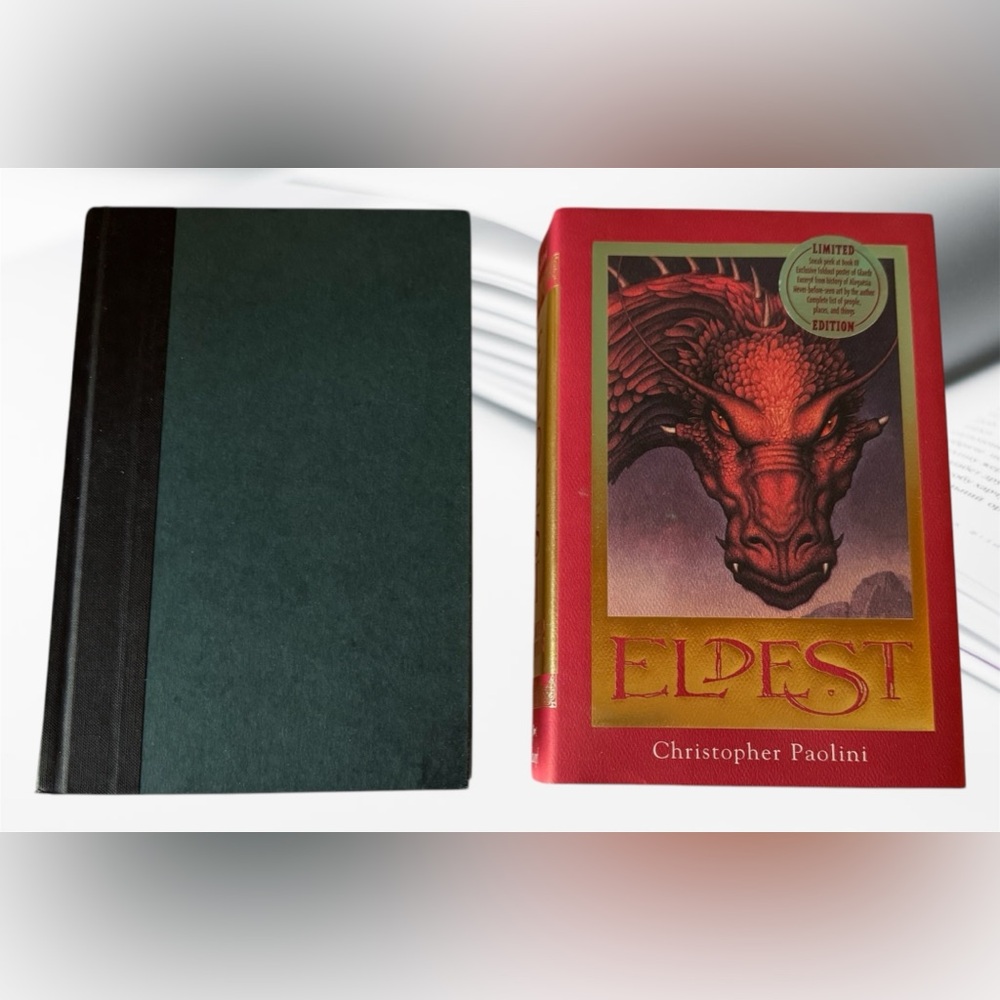 INHERITANCE & ELDEST (Limited Edition) by Christopher Paolini (Set of 2)